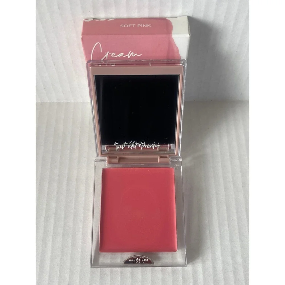DOMINIQUE COSMETICS Cream Blush Shade *Soft Pink* Full Sz NEW in BOX